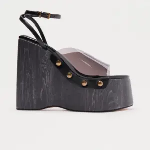 Side Effect Platform Wedges - Black