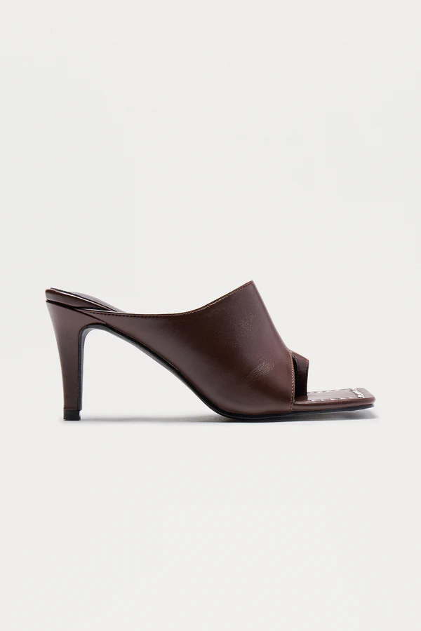 Ring Mules - Brown